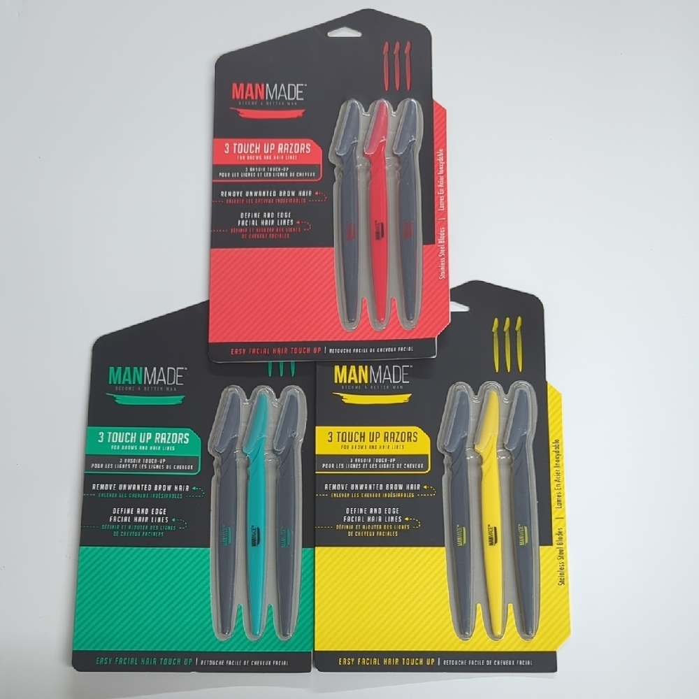 Set Of 3 Man Made Touch Up Razors Set